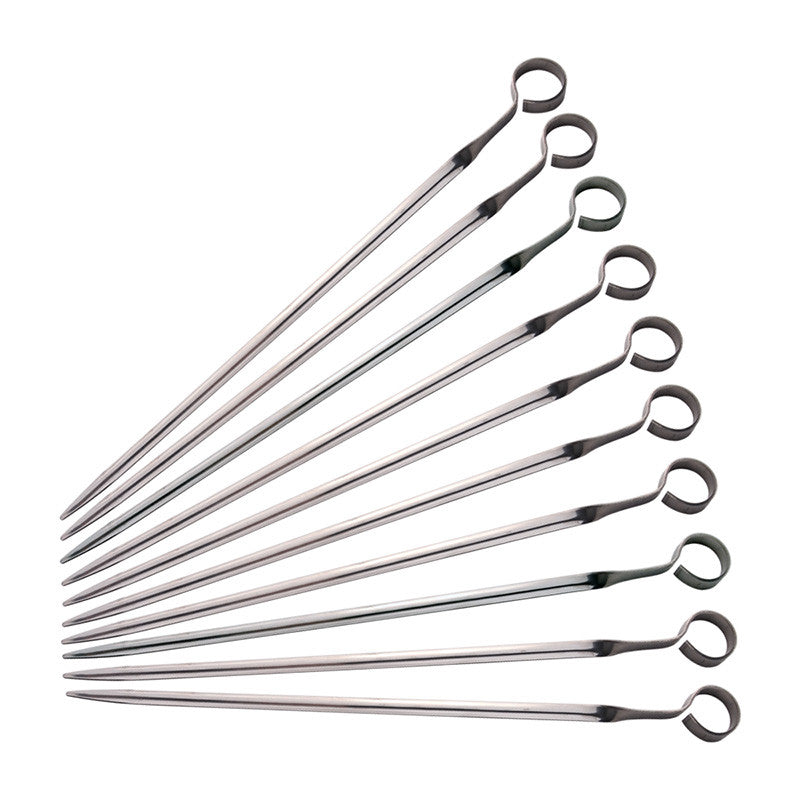 Tanica Barbeque Tusukan Sate 15cm Set 8 Pieces - Stainless Steel