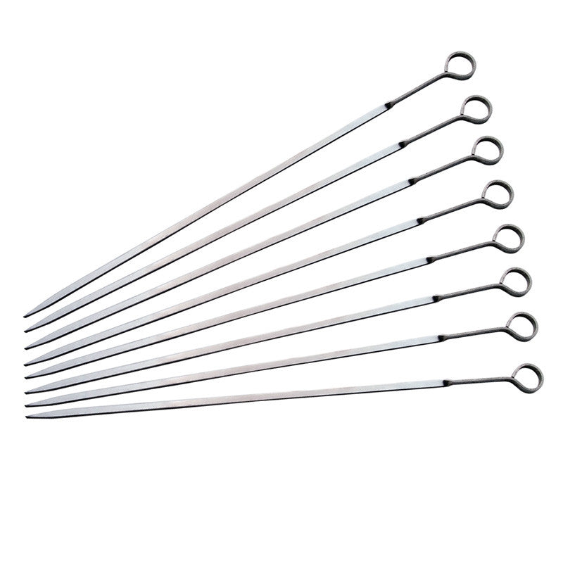 Tanica Barbeque Tusukan Sate 23cm Set 8 Pieces - Stainless Steel