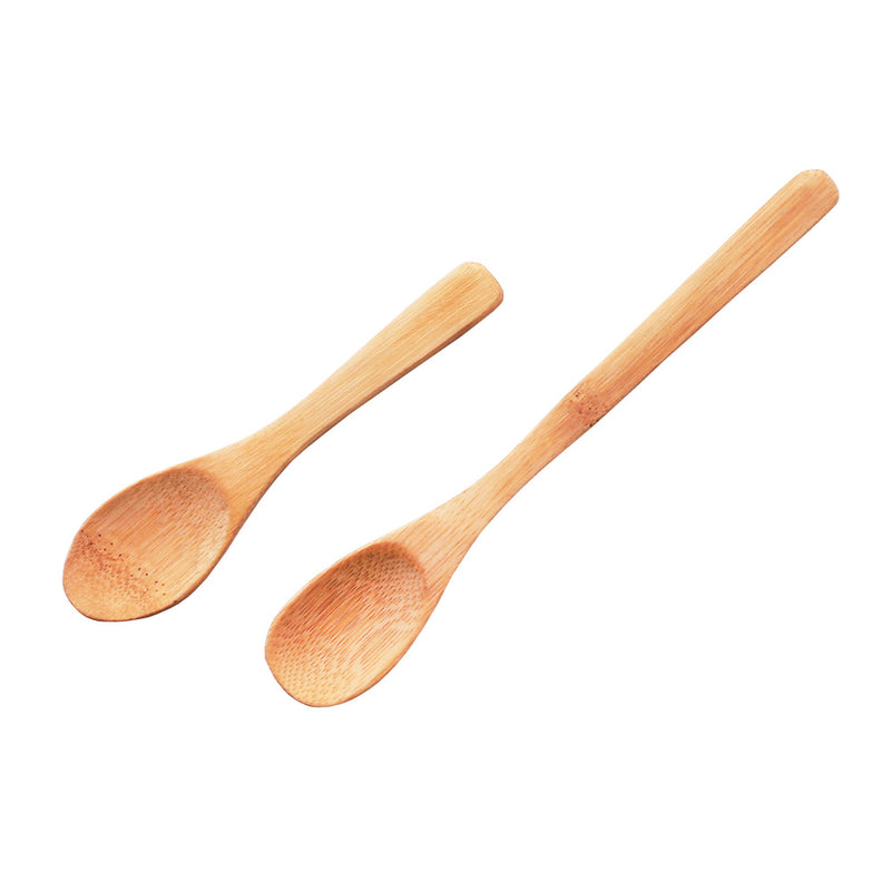 Tanica Bamboo Teaspoon Set 2 pcs / Sendok Teh Bambu Set