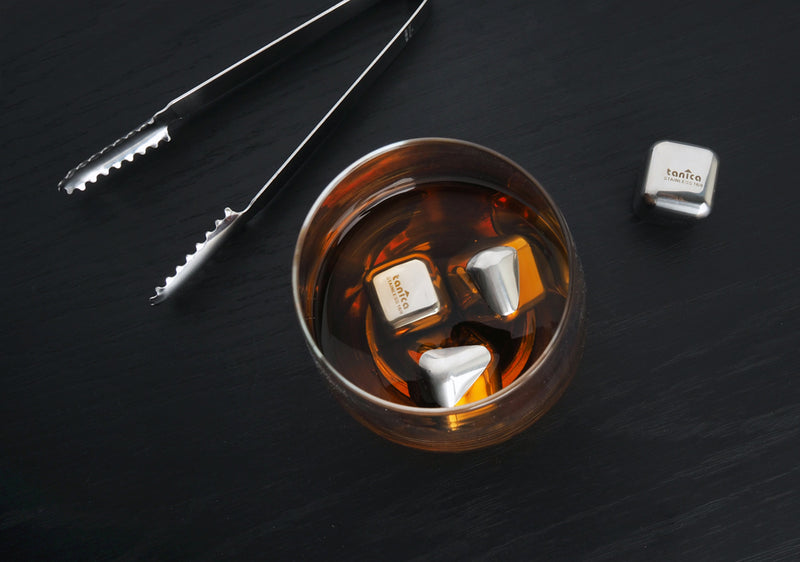 Tanica Stainless Steel Ice Cube set 4 pcs / es batu stainless