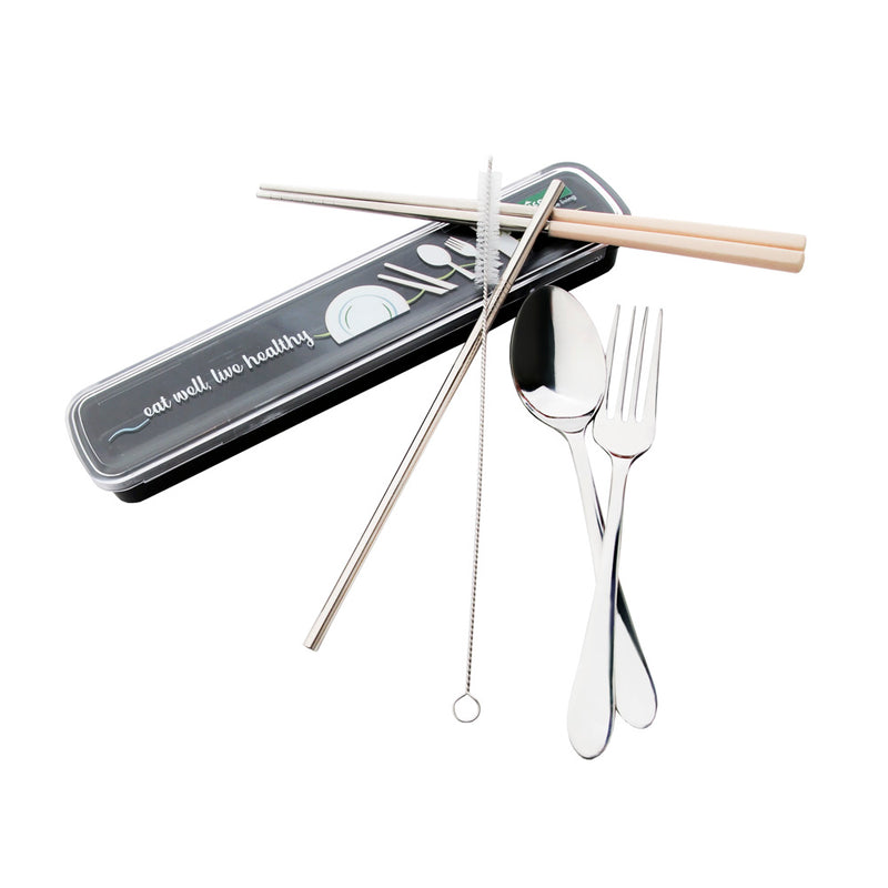 Tanica Personal Cutlery Set atau Peralatan makan set