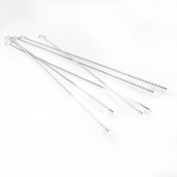 Tanica Straw Brush / sikat pembersih sedotan stainless 6 pcs