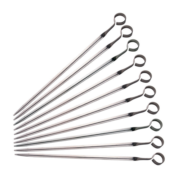 Tanica Barbeque Tusukan Sate 15cm Set 8 Pieces  - Stainless Steel