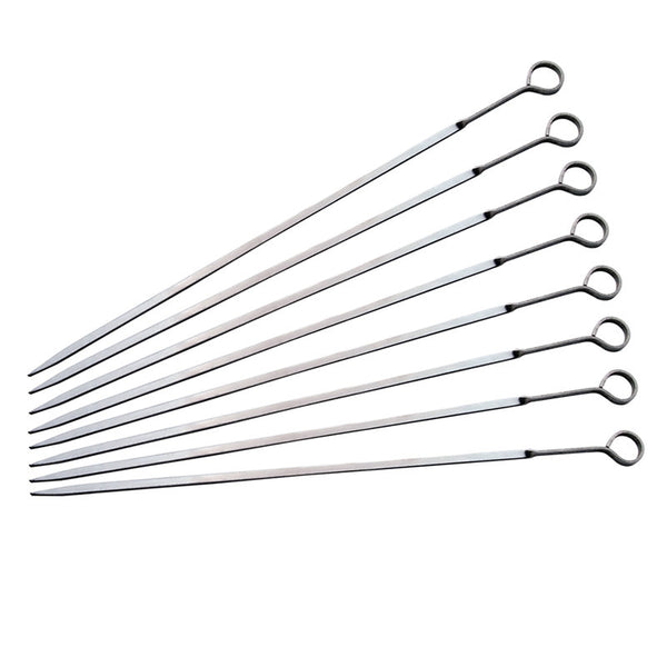 Tanica Barbeque Tusukan Sate 23cm Set 8 Pieces  - Stainless Steel