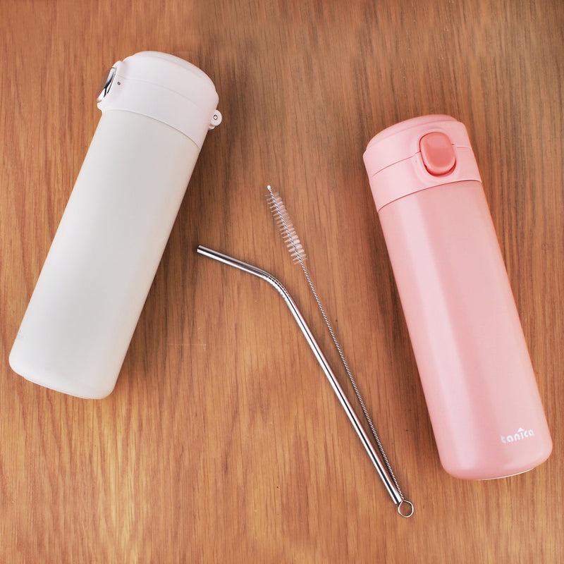 Tanica One Touch Tumbler 450ml Cream