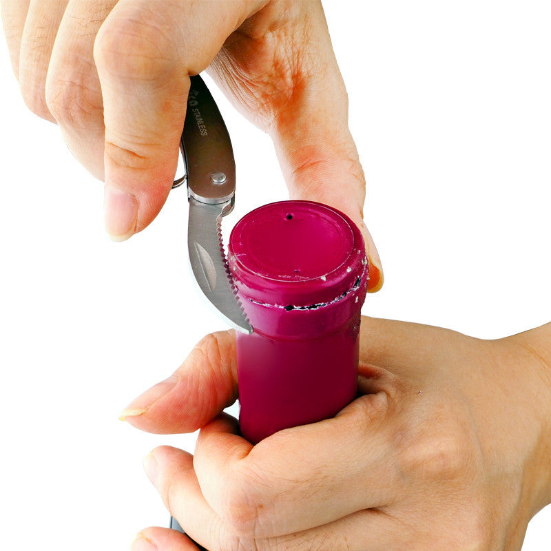 Tanica Stainless Steel Wine Opener / Corkscrew / Pembuka Wine